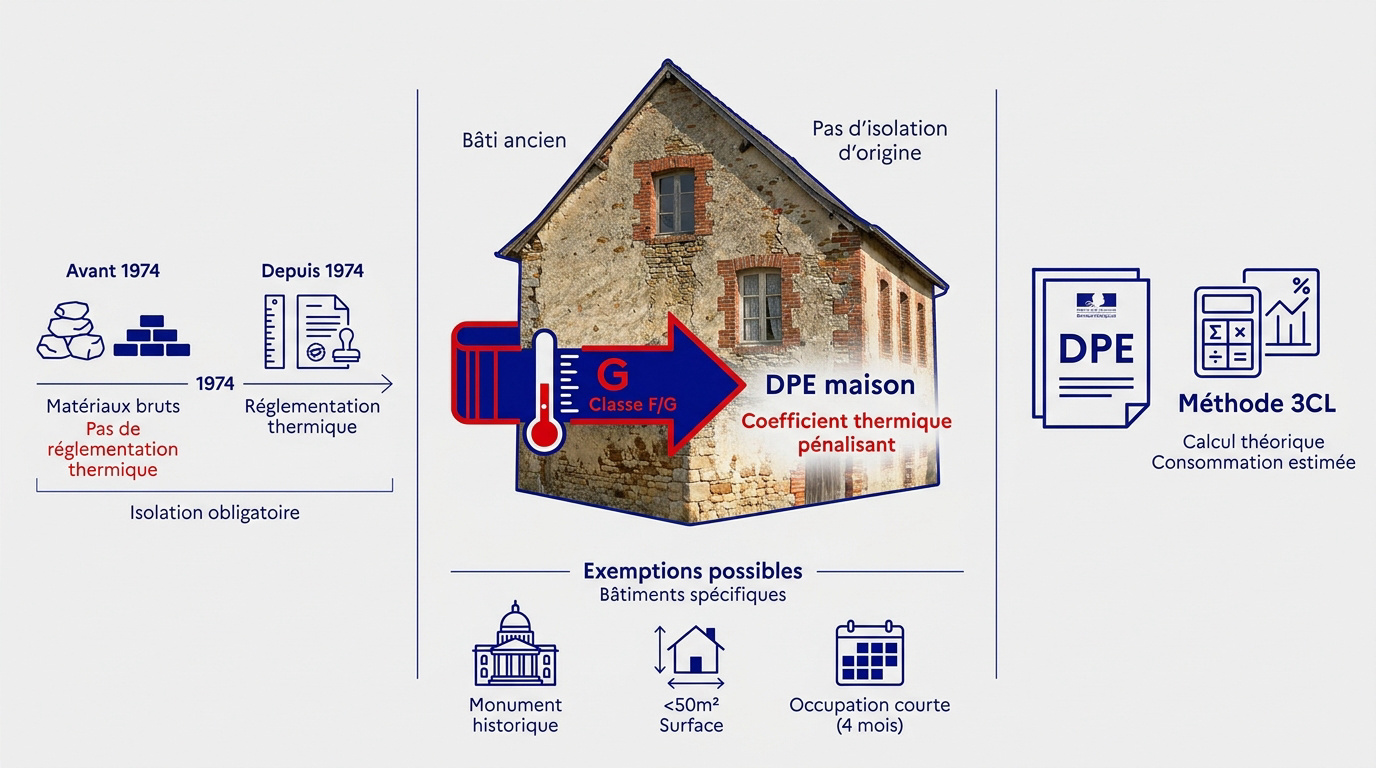 Expertise du diagnostic énergétique pour maison ancienne